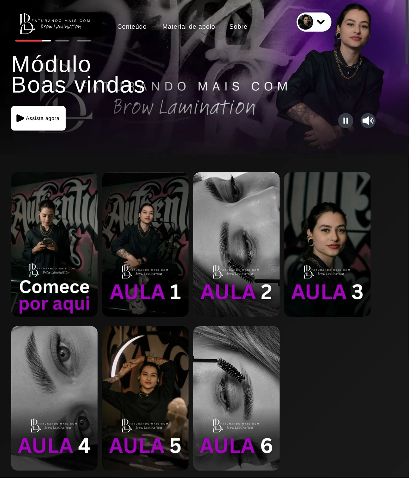 Área de membros de projeto digital 01