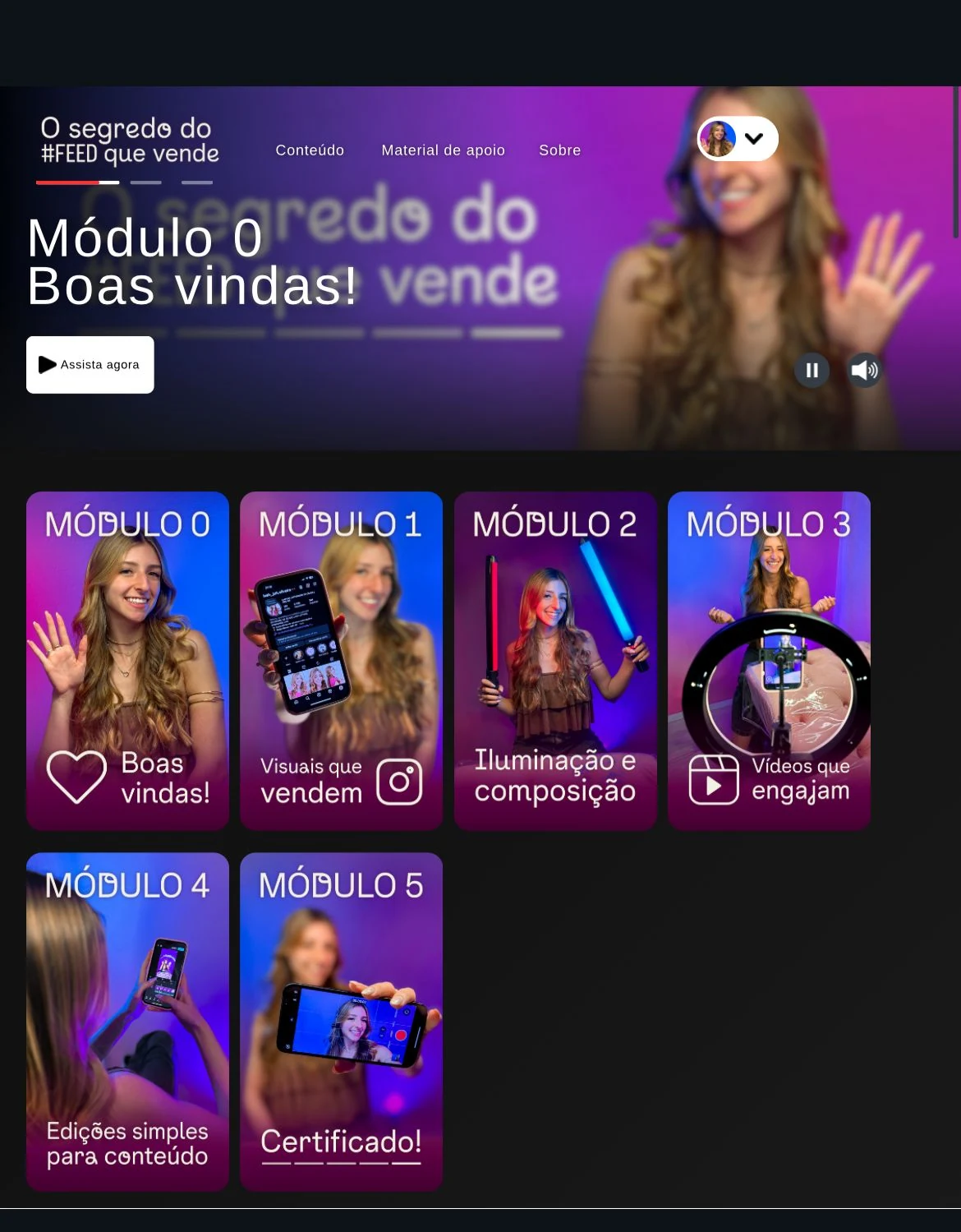 Área de membros de projeto digital 06