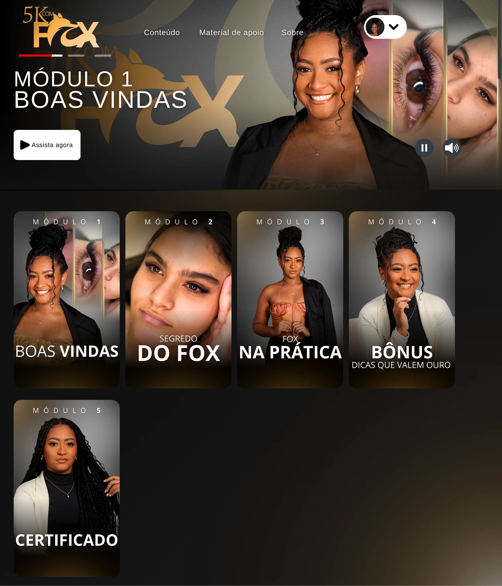 Área de membros de projeto digital 70
